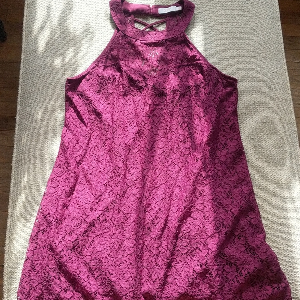 Maroon dress
